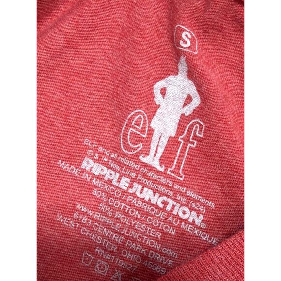 Ripple Junction Elf Movie Will Ferrel Omg Santa! T-Shirt Men's Size S Christmas - Picture 5 of 5